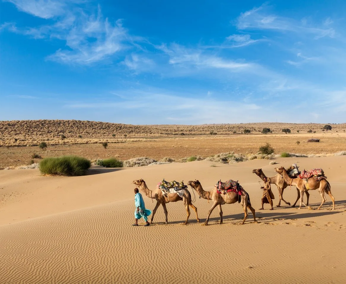 Desert camping with camel safari Jaisalmer package