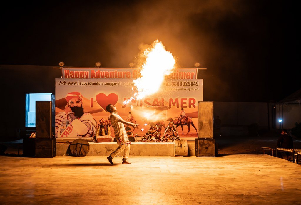 Desert camp experience photograph in Jaisalmer